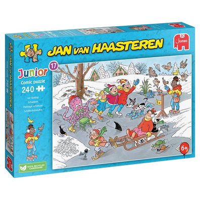 Jumbo Spiele 1110100320 Jan van Haasteren Junior 17 Schlittschuhlaufen 240 Teile