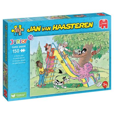 Jumbo Spiele 1110100319 Jan van Haasteren Junior 16 Die glatte Rutschbahn 150