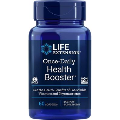 Life Extension, Once-Daily Health Booster, 60 Weichkapseln | MHD 09/24