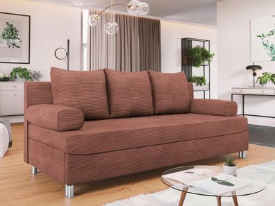 Sofa Dover Cord Schlaffunktion Polstersofa Polstercouch Polstergarnitur