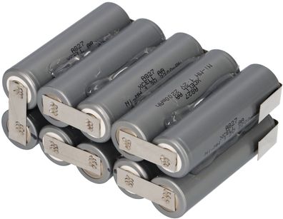 12V 2200mAh Akkupack Mignon Industrie-Akkus NiMH mit Lötfahne Modellbau