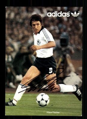 Klaus Fischer DFB Autogrammkarte 1982 Original Signiert