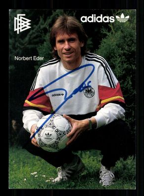 Norbert Eder DFB Autogrammkarte 1986 Original Signiert