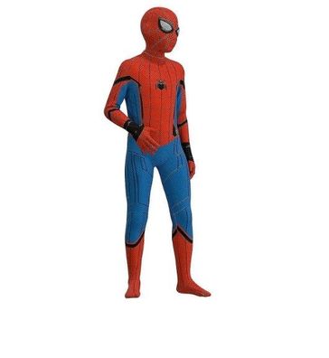 Spider-Man Anzug Cosplay Kostüm Party Jumpsuit Taillierte Kinderkleidung