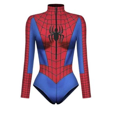 Superheld Cosplay Sexy Spiderman Kostüm Body Halloween Karneval Party