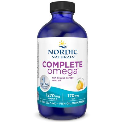 Nordic Naturals, Complete Omega, 1270 mg Omega-3 plus 170mg GLA, Zitrone, 8 fl oz