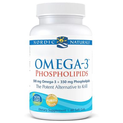 Nordic Naturals, Omega-3 Phospholipids, 500 mg Omega-3 plus 350 mg Phospholipids,