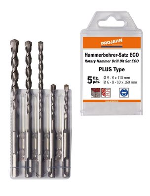 Projahn Hammerbohrer Satz SDS Plus ECO 5 tlg