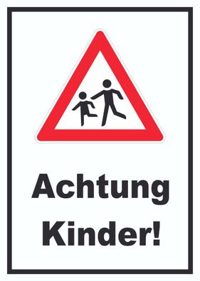 Achtung Kinder Schild