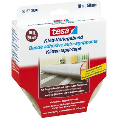 tesa Klettverlegeband, 10m x 50mm