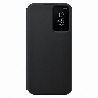 Samsung Clear View Cover für Galaxy S22 + , Black