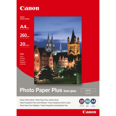 Canon Seidenmattfotopapier Plus SG-201 (20 Blatt - 210x 297mm)