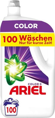 Ariel Gel Color 100 Waschladungen Flüssigwaschmittel, Color+