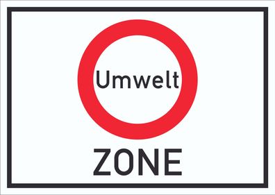 Umweltzone Symbol Schild