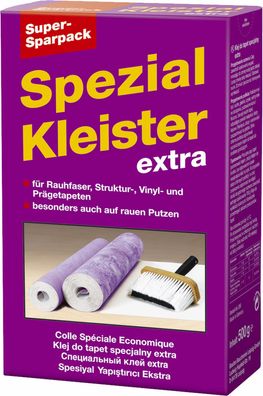 0,5 Kilogramm extra Spezialkleister Sparpack