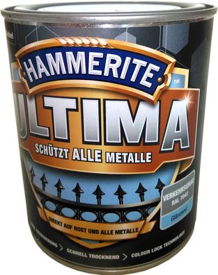 750ml Hammerite ULTIMA MSL glz. Verkehrsgrau