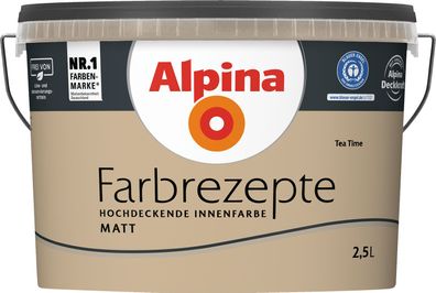 2,5L ALPINA Farbrezepte Tea Time, Matt