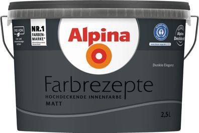 2,5L ALPINA Farbrezepte Dunkle Eleganz, Matt