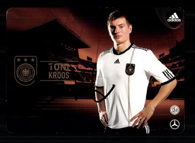 Toni Kroos DFB Autogrammkarte 2010 2. Karte Original Signiert