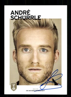 Andre Schürrle DFB Autogrammkarte 2014 2. Karte Original Signiert