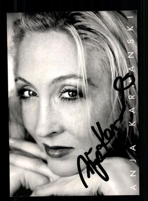 Anja Karmanski Autogrammkarte Original Signiert ## BC 214203