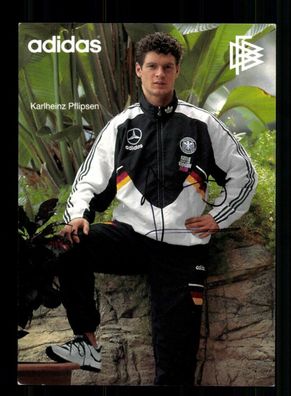 Karlheinz Pflipsen DFB Autogrammkarte 1994 Original Signiert