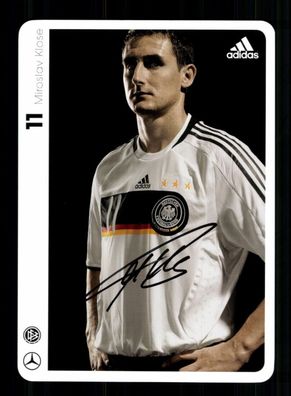 Miroslav Klose DFB Autogrammkarte 2008 Original Signiert