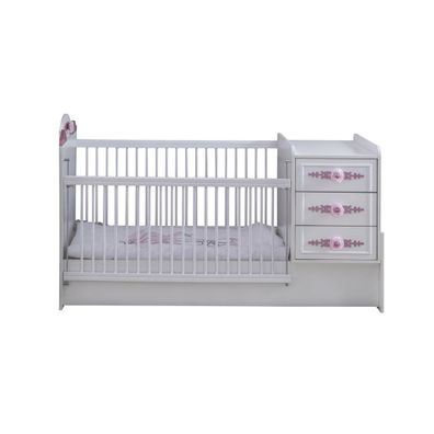 Benimodam 2-in-1 Babybett Prenses Baby 80x180 cm mitwachsend