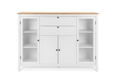 Finori Highboard Bergen Weiß/Artisan Eiche