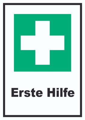 Erste Hilfe Schild