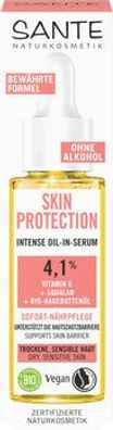 Sante 3x Skin Protection Intense Serum mit Vitamin E, Squalan & Bio-Hagebuttenöl