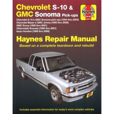 GMC Jimmy Sonoma Envoy (1994-2005) General Motors USA Reparaturanleitung Haynes