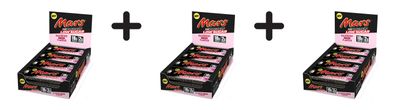 3 x Mars Protein Mars Low Sugar High Protein Bar - Raspberry Smash (12x55g) Milk Choc