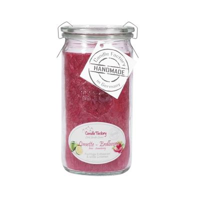 Candle Factory Mini Jumbo Erdbeere-Limette Duftkerze Dekokerze 307157