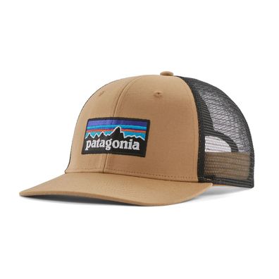 Patagonia Snapback Trucker Cap P-6 Logo Lopro grayling brown