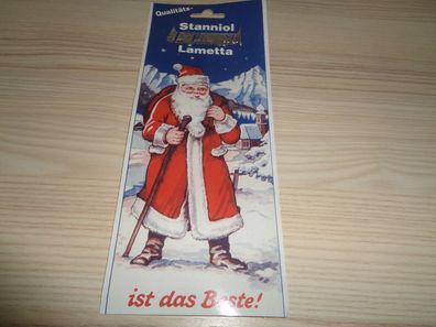 Weihnachtsdeko, Stanniol Lametta unbenutzt silber