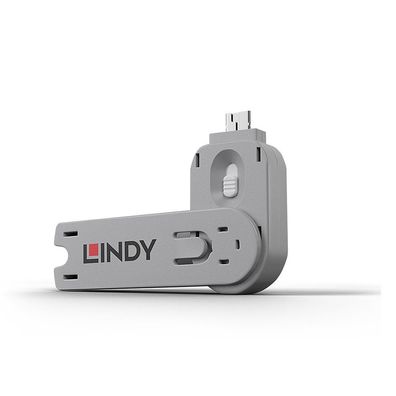 Lindy 40624 Lindy Schlüssel für USB Port Schloss weiß