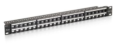 Equip 769248 Patchpanel equip 48x RJ45 Cat6 19" 1HE Keystone