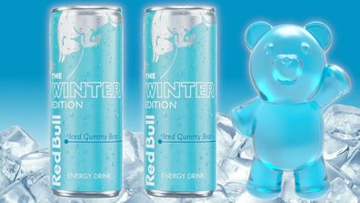 Red Bull Österreich Winteredition Iced Gummy Bear Energy Drink 1 bis 24 Stck