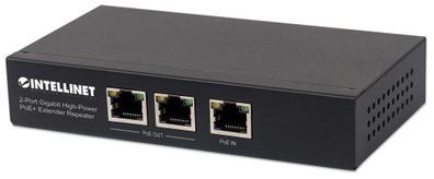 Intellinet 561266 Intellinet PoE+ Extender 2-Port Gigabit High-Power bis 100m