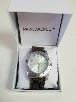 Park Avenue Herrenuhr Armbanduhr Armband Uhr für Herren Quarzwerk Top Preis