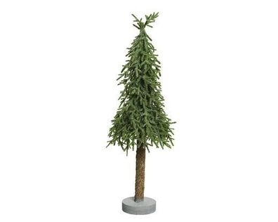 689615 Mini-Baum Grün mit Glitter Indoor Durchmesser 23cm Höhe 75cm