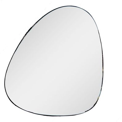 Clayre & Eef Spiegel 50x60 cm Schwarz Metall (Gr. 50x2x60 cm)