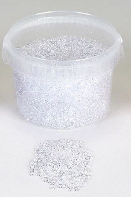 629159 Acrylregentropfen Streudeko Streu Deko Eimer Klar 2,5 Liter NEU