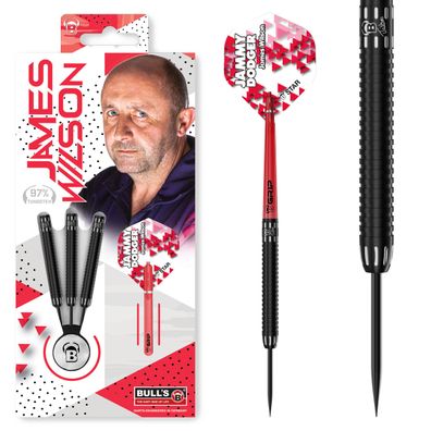 BULL'S James Wilson Steeldart, 97% Tungsten / Inhalt 1 Stück / 24 Gr