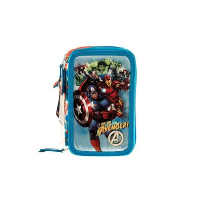 Marvel Federmappe Kinder-Etui Avengers Etui mit Inhalt