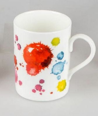 298096 formano Becher Lucy Bone China H:10,5cm, 280 ml Splash