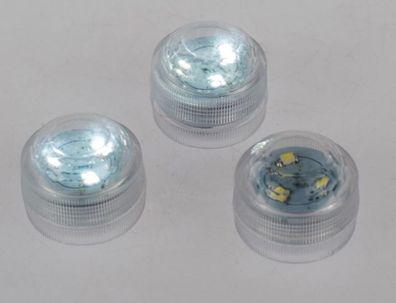 633064 LED 1 x Teelicht Wasserdicht mit je 3 LED Dioden incl. Batterien