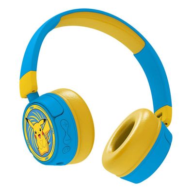 Drahtlose Kopfhörer für Kinder Bluetooth Kopfhörer OTL Pokemon Pikatchu in blau