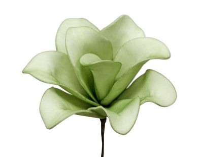 38429 Blume Foam Flower Rumba Schaumstoff Blüte L 18cm Hellgrün